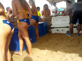 Cao mô hình tuyệt vời ass trên các bãi biển phần tôi