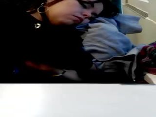 Copine sommeil fétichisme en train espion dormida fr tren