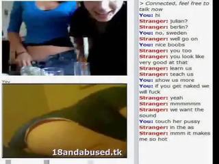 Fick auf chatroulette teenager liebt bis beobachten