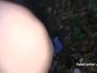 Fat phallus Sucking In Public Forest