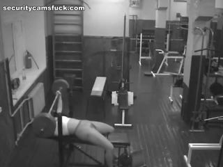 Veiligheid webcam in de weight kamer tapes de astounding diva