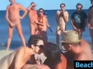 Swingers Making Love At The Beach