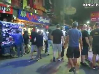 Thailand vuxen klämma turist möter hooker&excl;