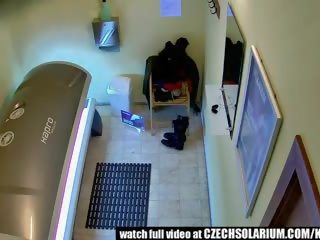 Czech Voyeur in Tanning bed